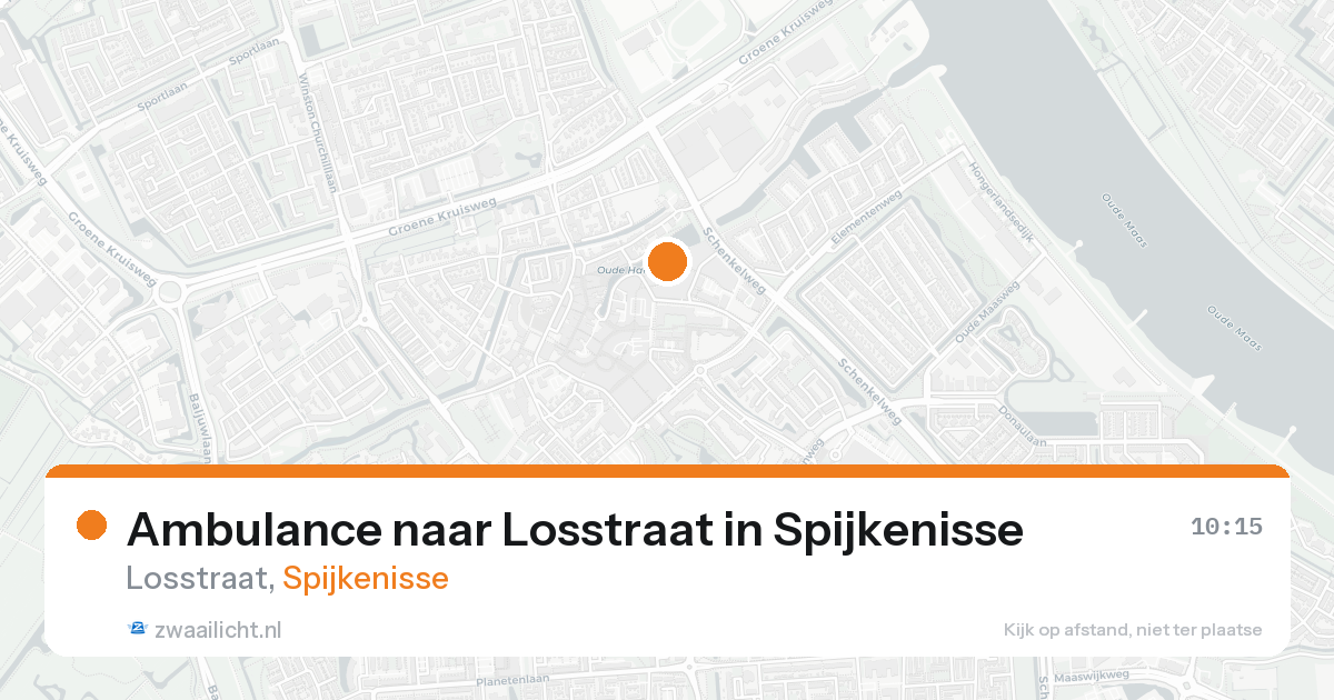 Ambulance naar Losstraat in Spijkenisse — 8 feb 2026