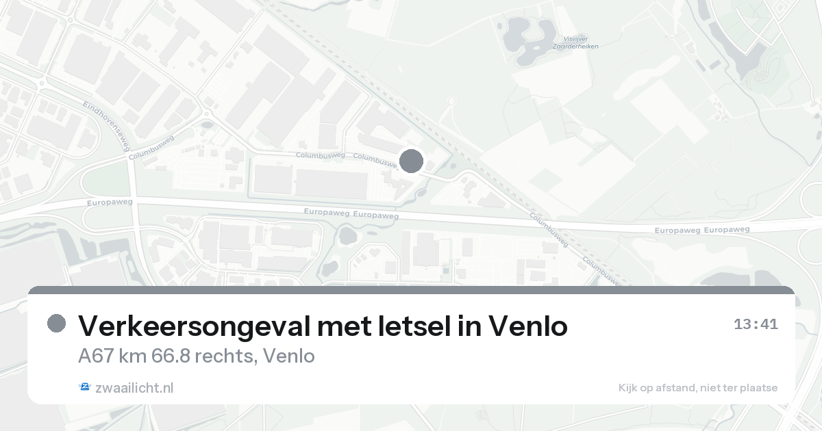 Verkeersongeval met letsel in Venlo — 21 aug 2026