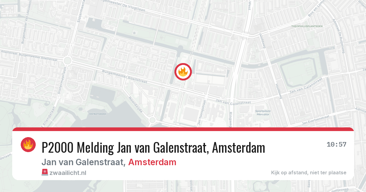 P2000 Melding Jan van Galenstraat, Amsterdam — 8 mei 2026