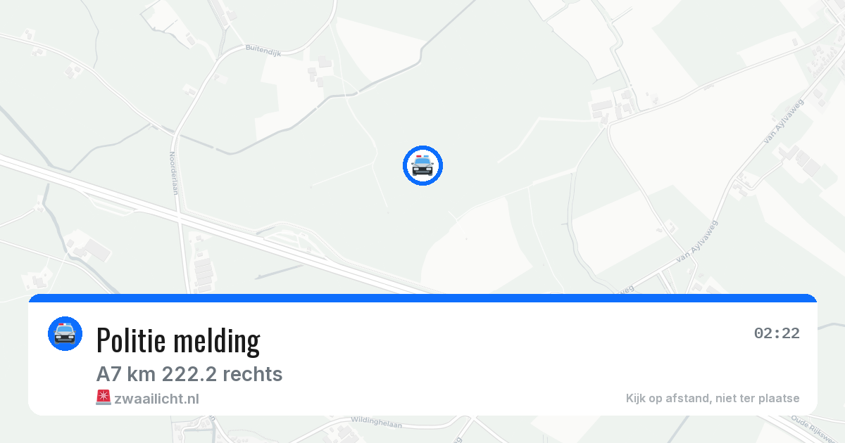 Politie melding — 20 jun 2026