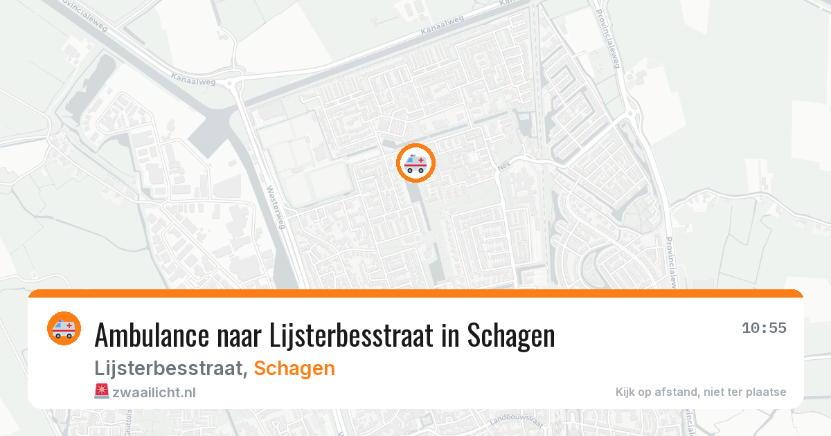 Ambulance naar Lijsterbesstraat in Schagen — 12 apr 2026