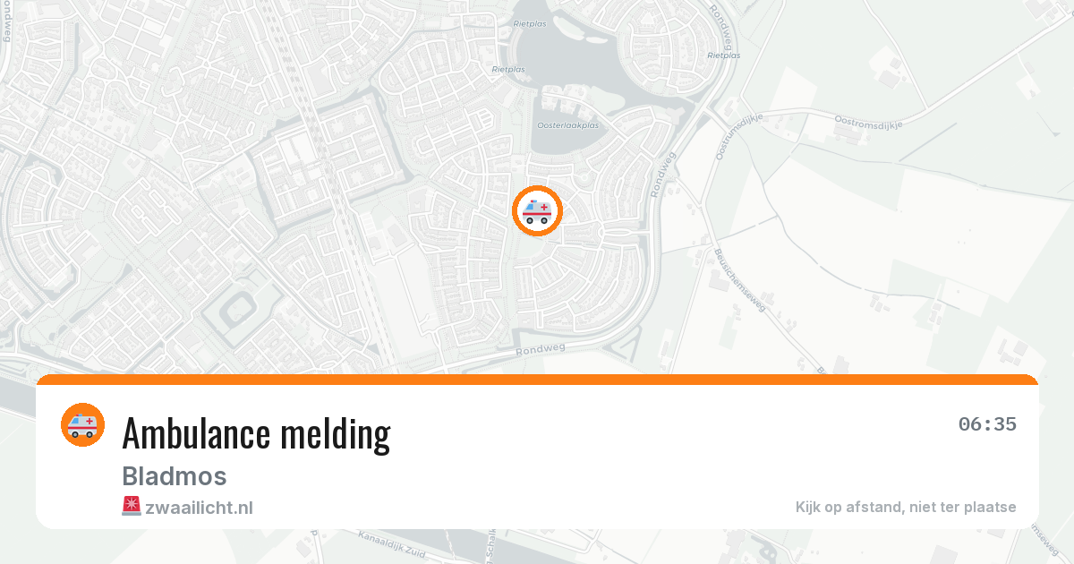 Ambulance melding — 19 jun 2026