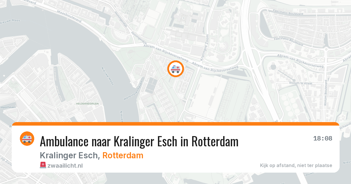 Ambulance naar Kralinger Esch in Rotterdam — 13 jun 2026