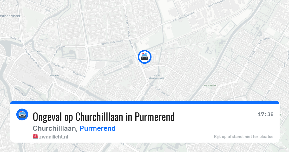 Ongeval op Churchilllaan in Purmerend — 2 jun 2026
