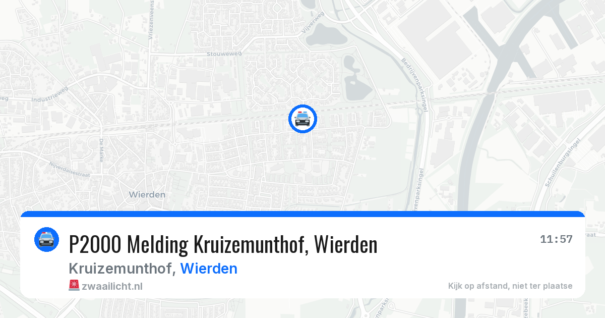 P2000 Melding Kruizemunthof, Wierden — 4 apr 2026