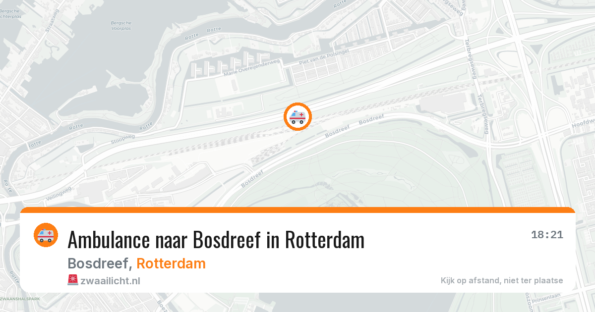 Ambulance naar Bosdreef in Rotterdam — 11 aug 2026