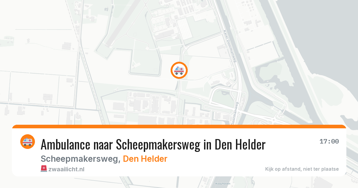 Ambulance naar Scheepmakersweg in Den Helder — 3 jun 2026
