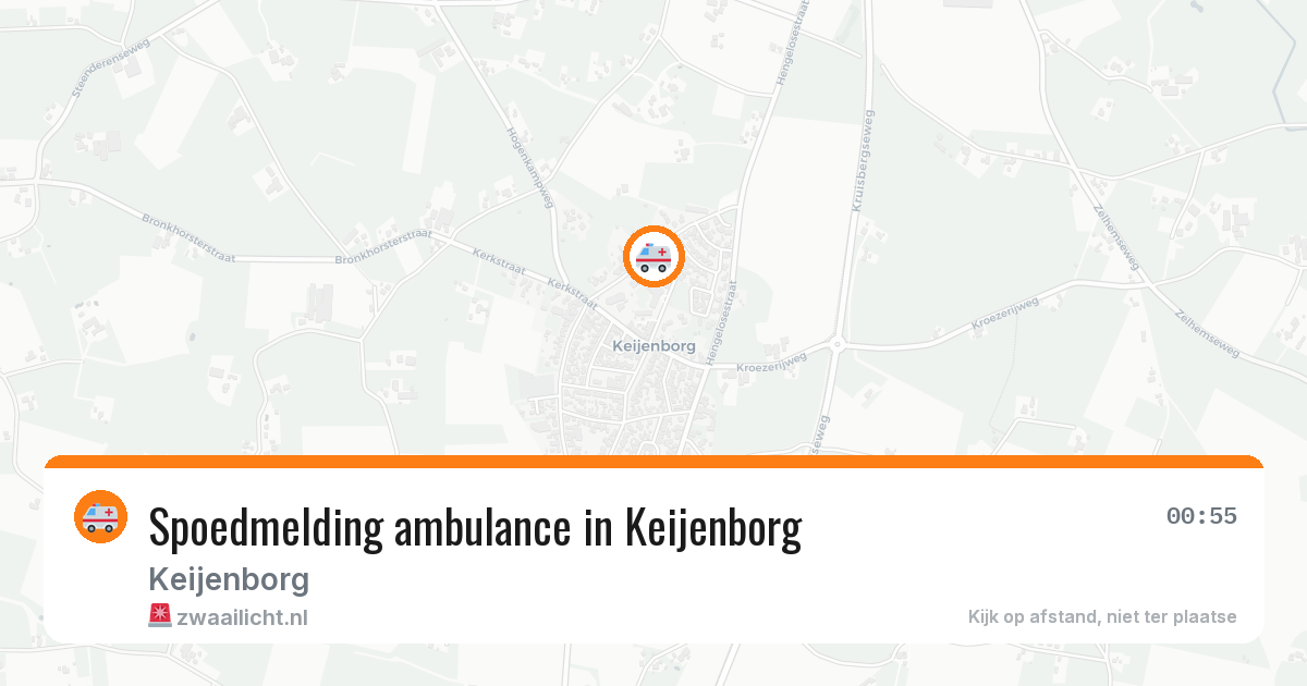 Spoedmelding ambulance in Keijenborg — 15 mei 2026
