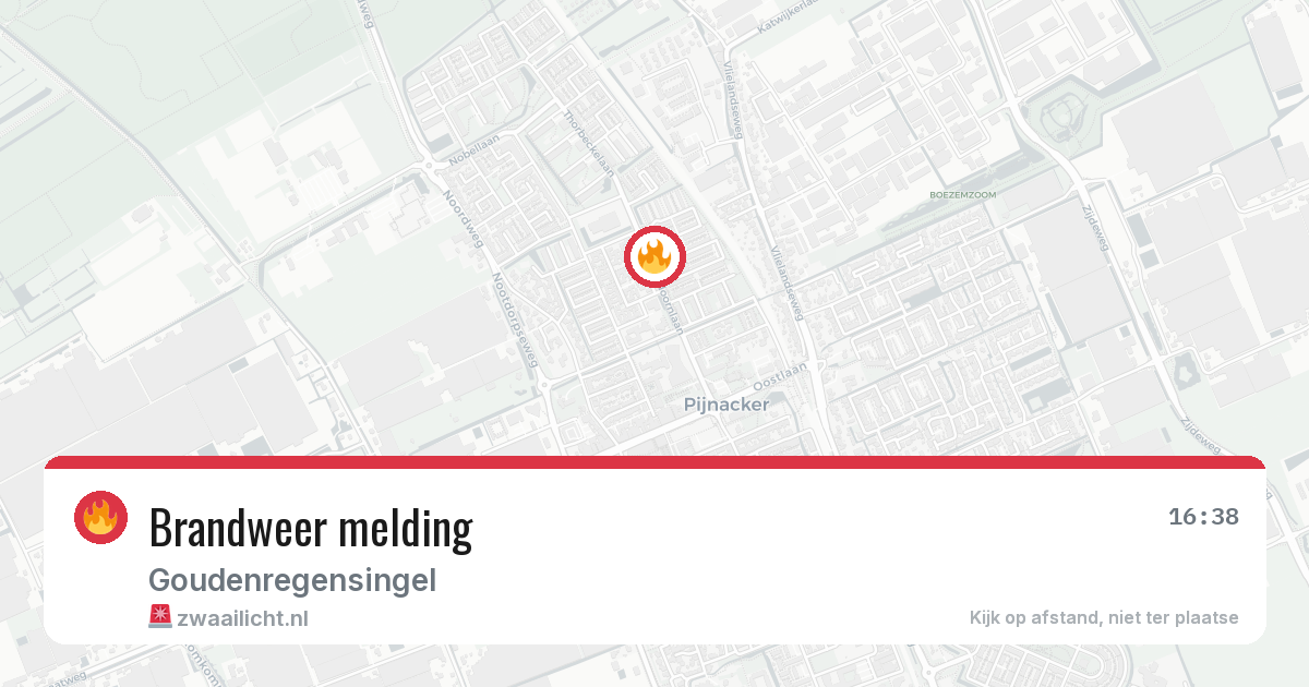 Brandweer melding — 14 jun 2026