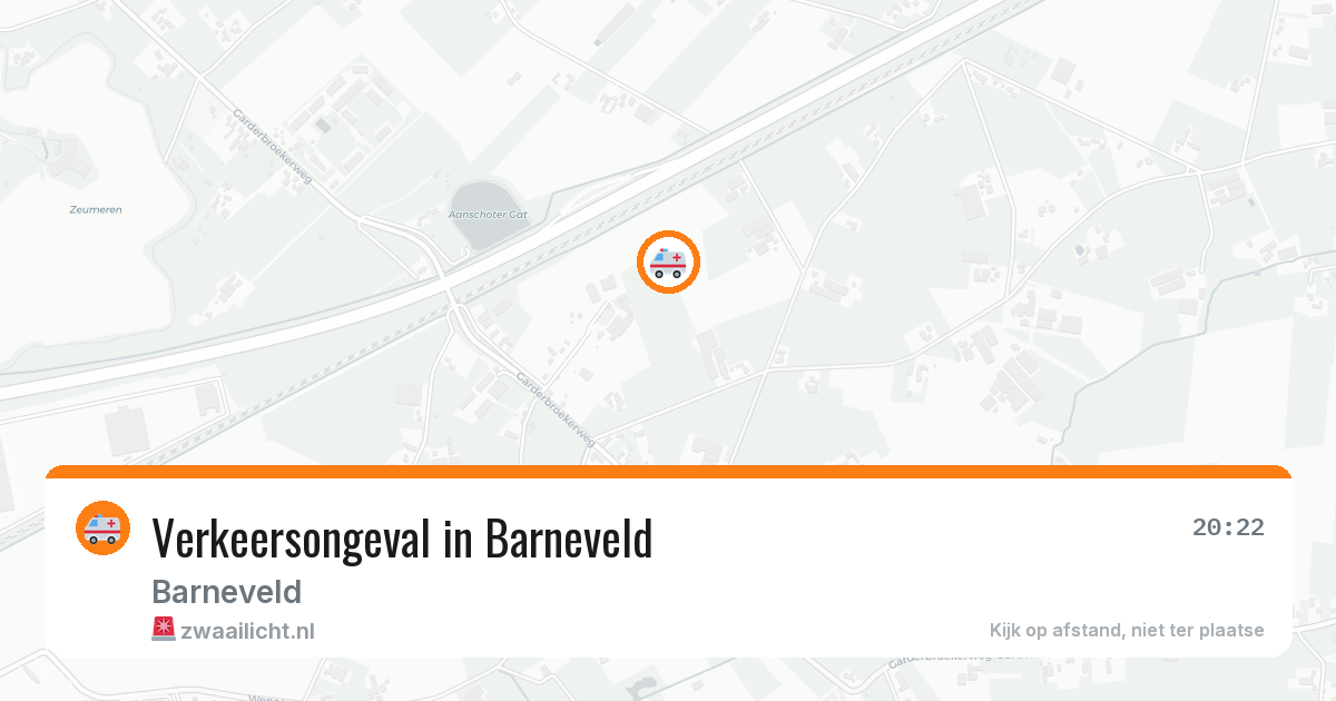 Verkeersongeval in Barneveld — 26 mrt 2026
