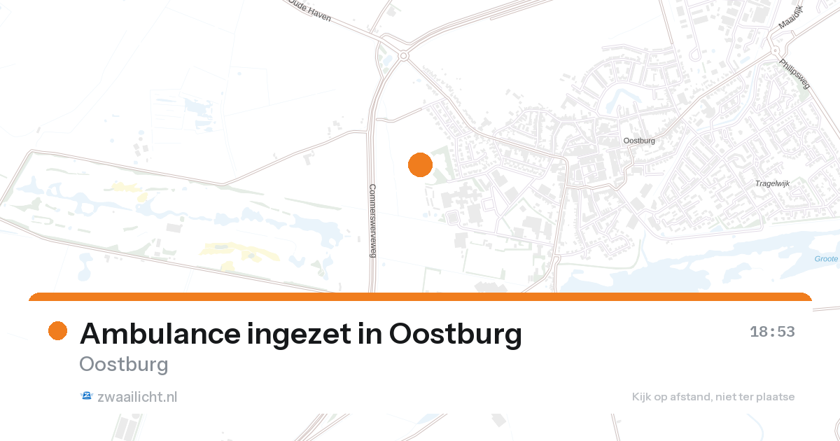 Ambulance ingezet in Oostburg — 26 aug 2026