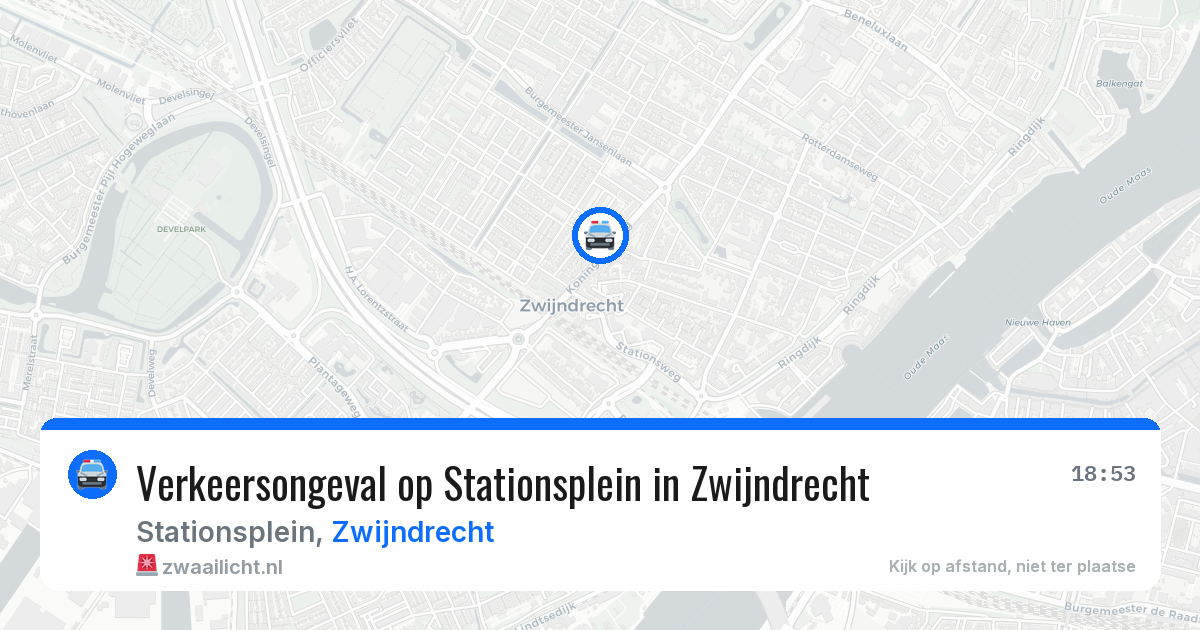 Verkeersongeval op Stationsplein in Zwijndrecht — 30 jan 2026