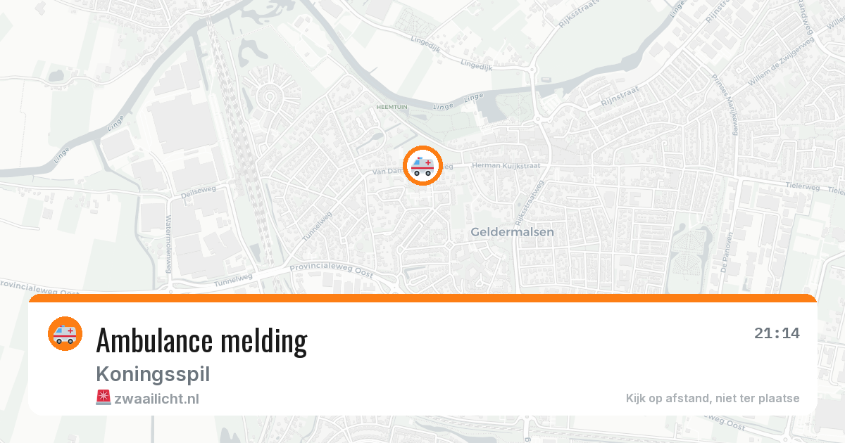 Ambulance melding — 11 mei 2026