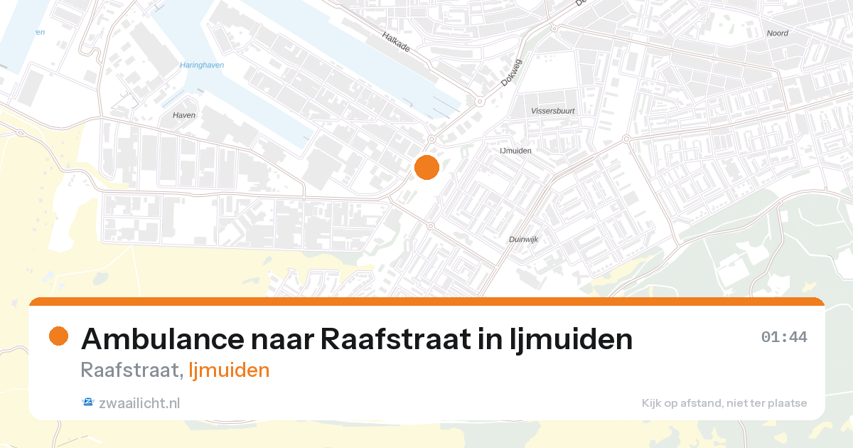 Ambulance naar Raafstraat in Ijmuiden — 12 jun 2026