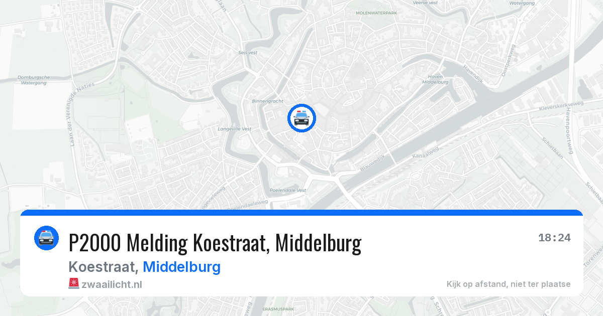 P2000 Melding Koestraat, Middelburg — 5 mei 2026