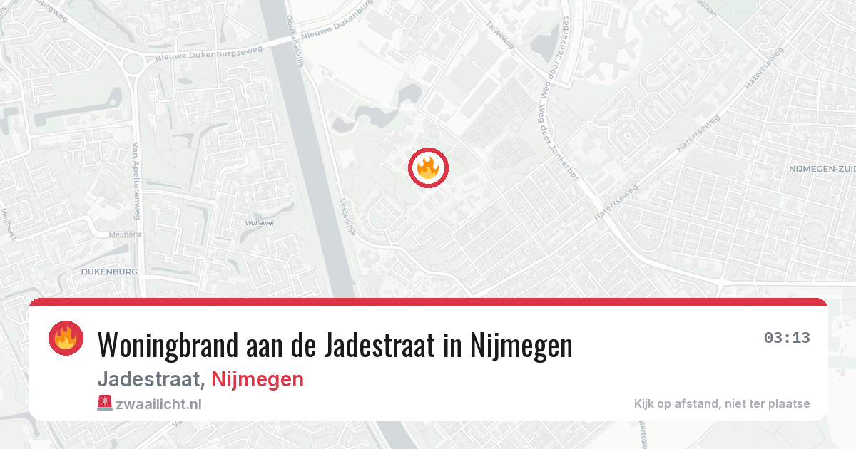 Woningbrand aan de Jadestraat in Nijmegen — 29 jan 2026