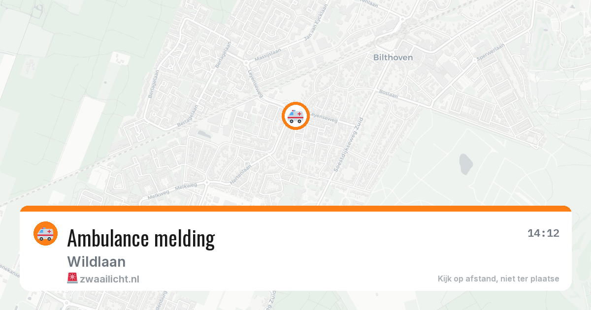 Ambulance melding — 31 mrt 2026