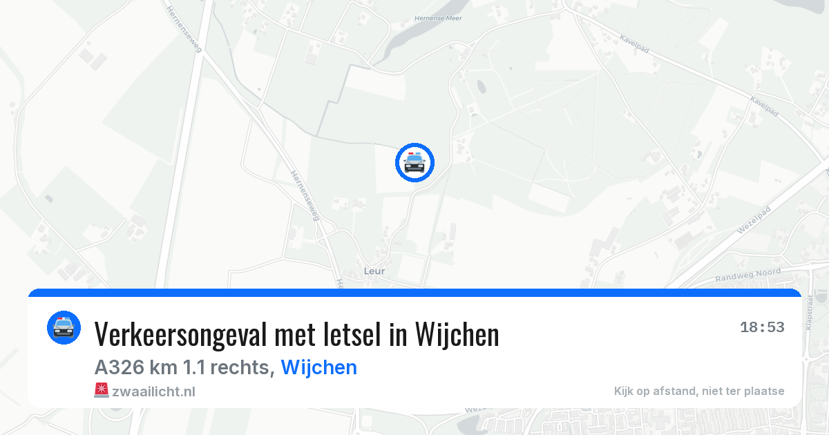 Verkeersongeval met letsel in Wijchen — 4 apr 2026