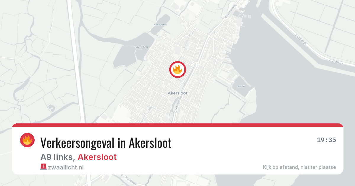 Verkeersongeval in Akersloot — 30 jan 2026