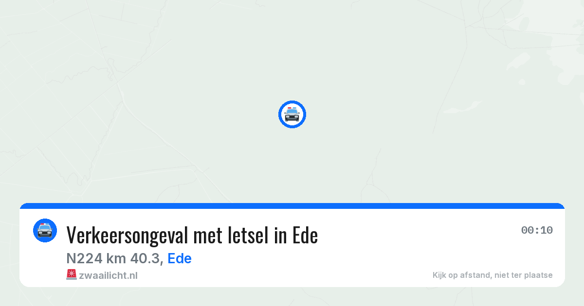 Verkeersongeval met letsel in Ede — 21 apr 2026