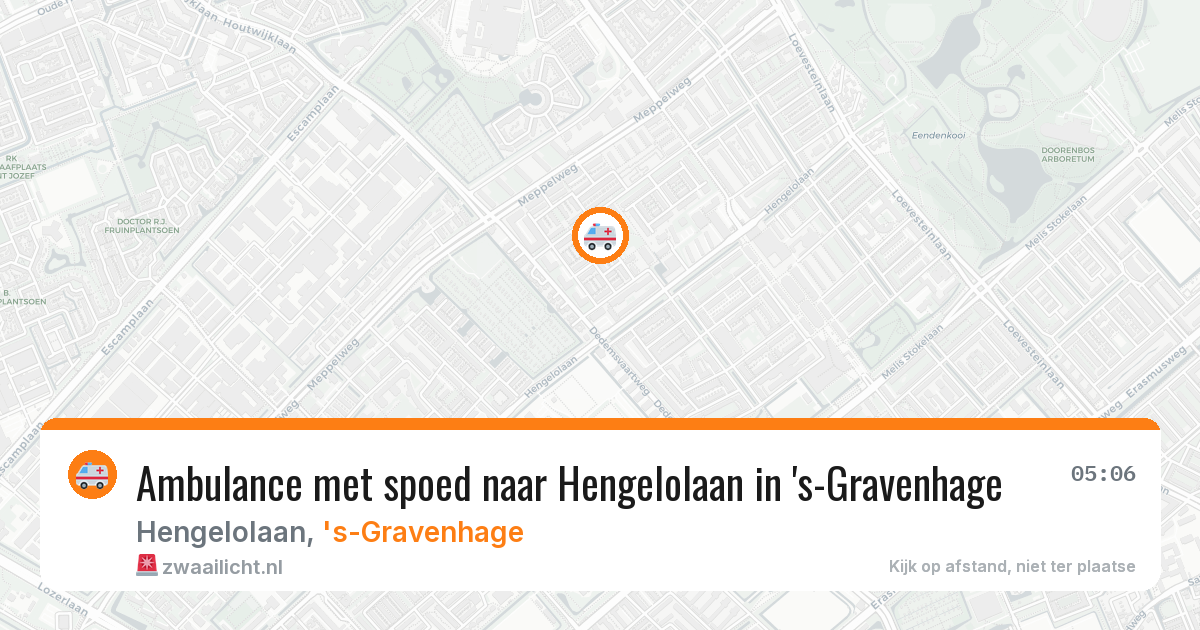 Ambulance met spoed naar Hengelolaan in 's-Gravenhage — 27 jan 2026