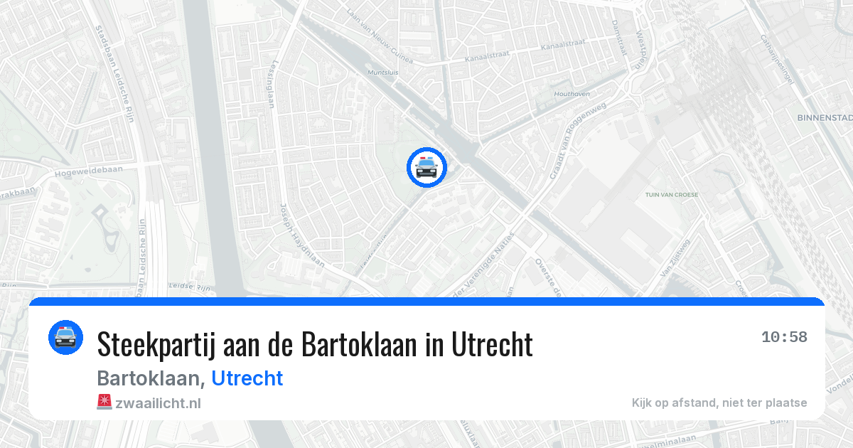 Steekpartij aan de Bartoklaan in Utrecht — 25 jun 2026