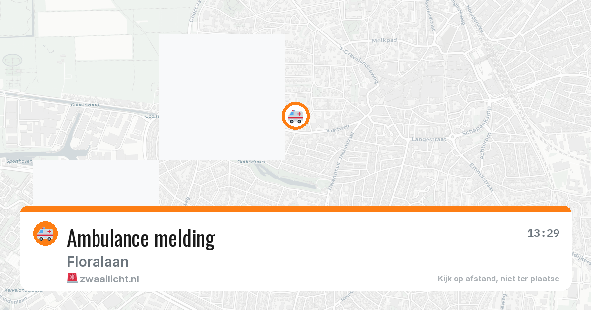 Ambulance melding — 17 jan 2026