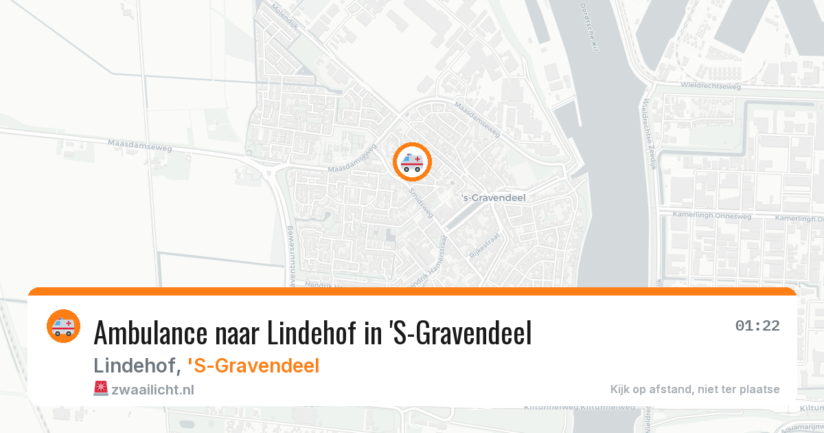 Ambulance naar Lindehof in 'S-Gravendeel — 4 jul 2026
