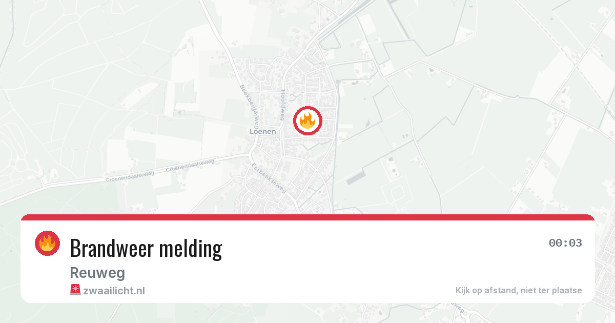Brandweer melding — 27 mrt 2026