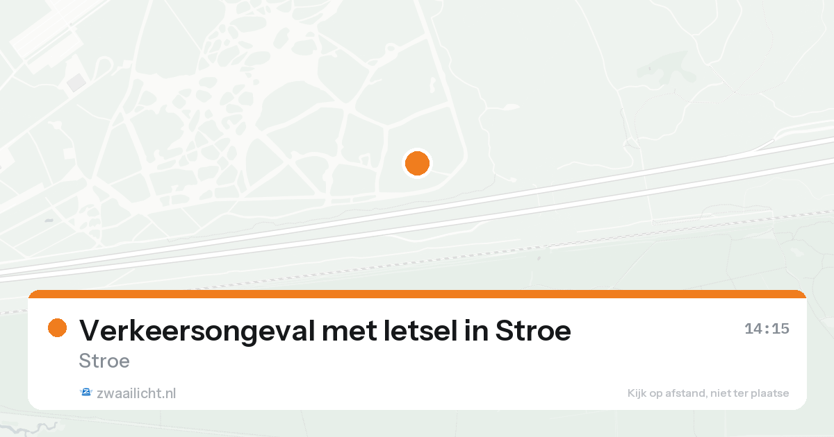 Verkeersongeval met letsel in Stroe — 18 aug 2026