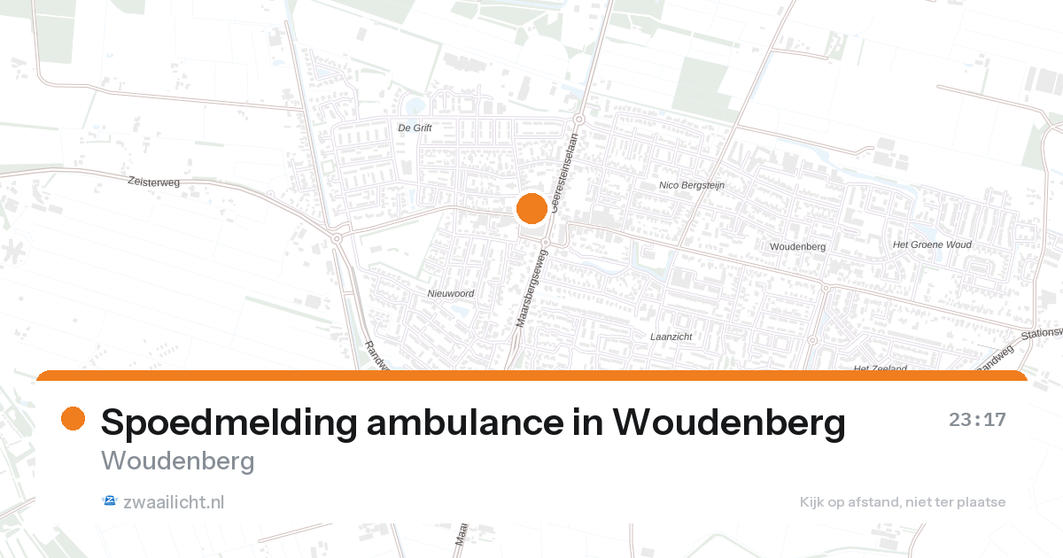 Spoedmelding ambulance in Woudenberg — 31 jan 2026