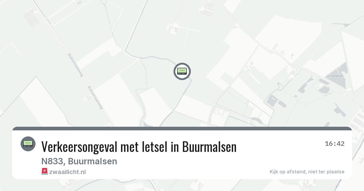 Verkeersongeval met letsel in Buurmalsen — 19 jun 2026