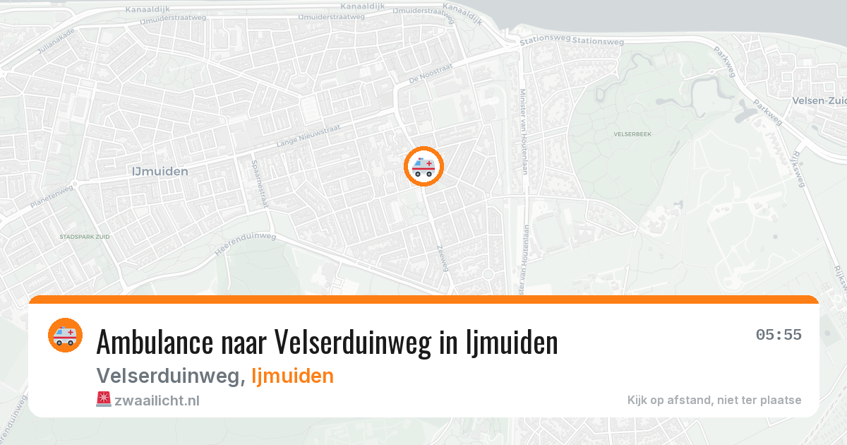 Ambulance naar Velserduinweg in Ijmuiden — 17 mrt 2026