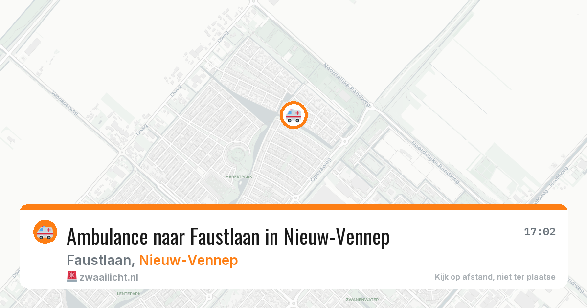 Ambulance naar Faustlaan in Nieuw-Vennep — 11 aug 2026