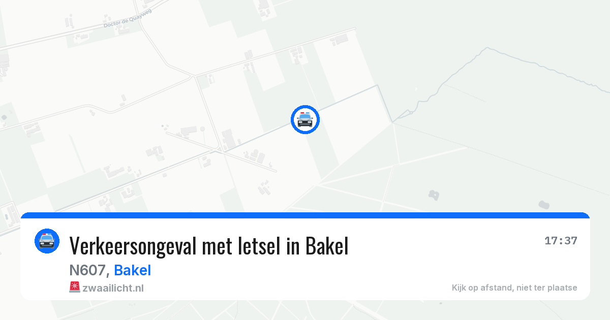 Verkeersongeval met letsel in Bakel — 11 jun 2026