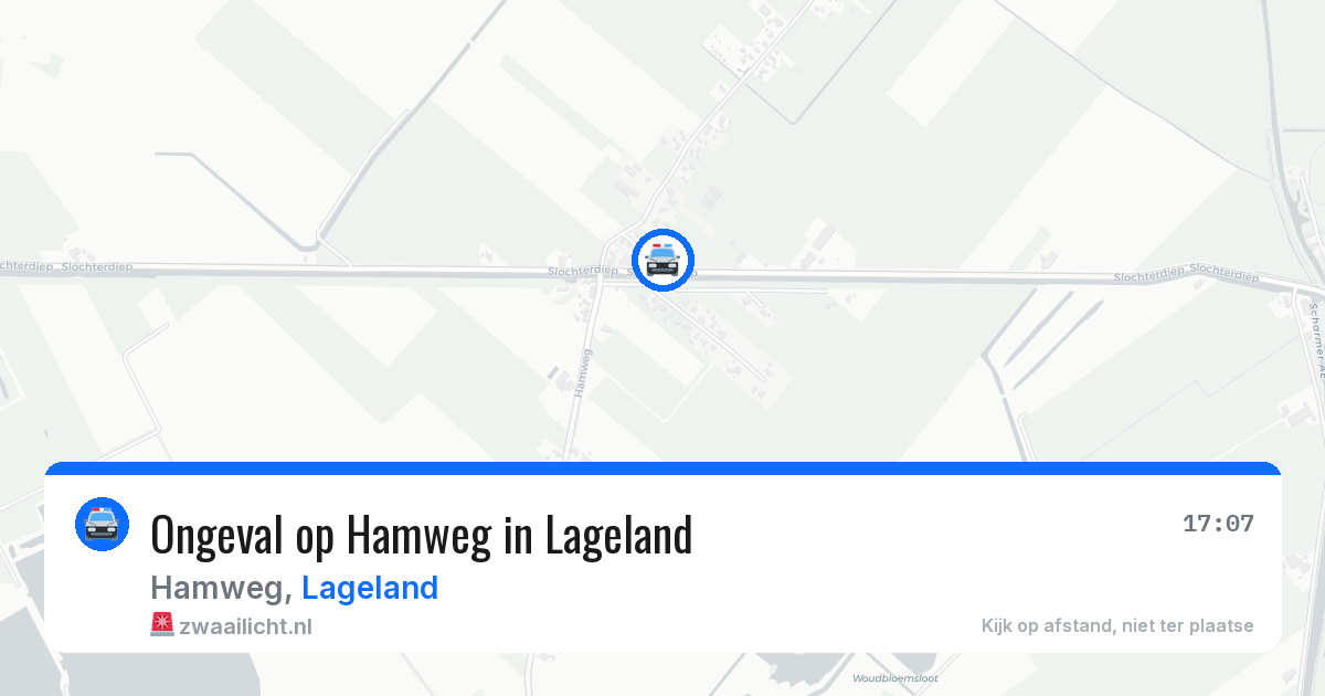 Ongeval op Hamweg in Lageland — 30 mei 2026