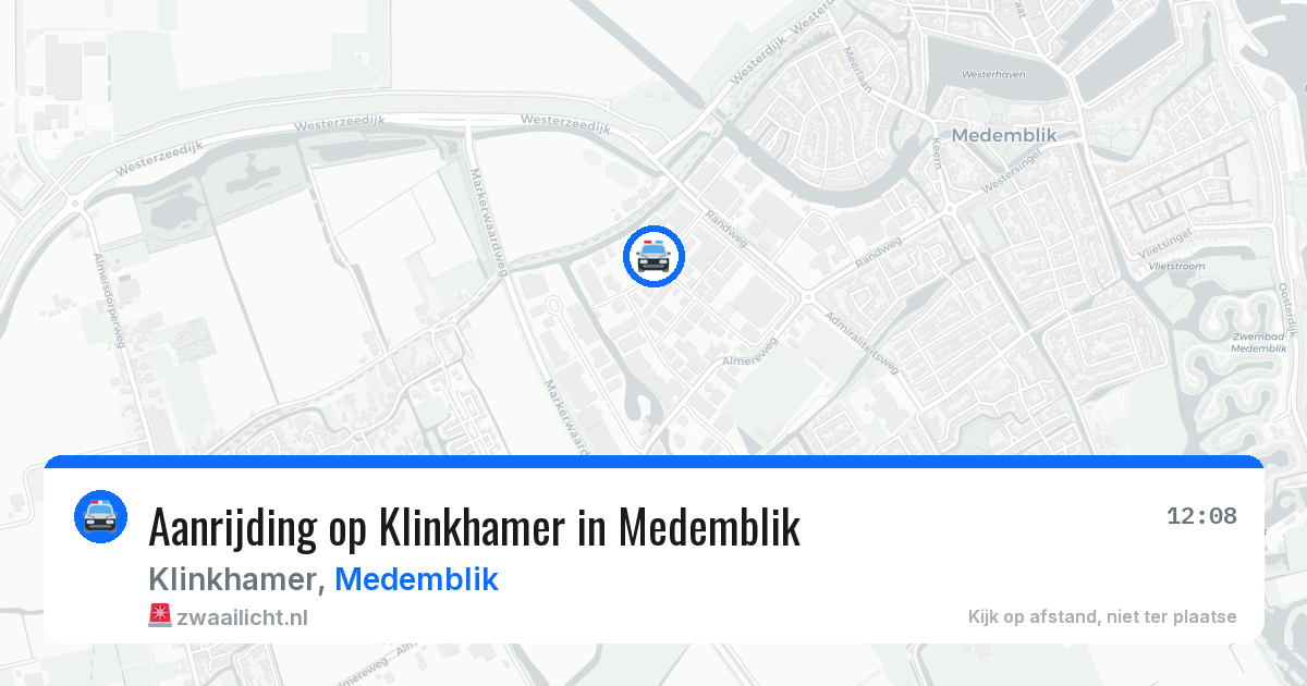 Aanrijding op Klinkhamer in Medemblik — 29 apr 2026