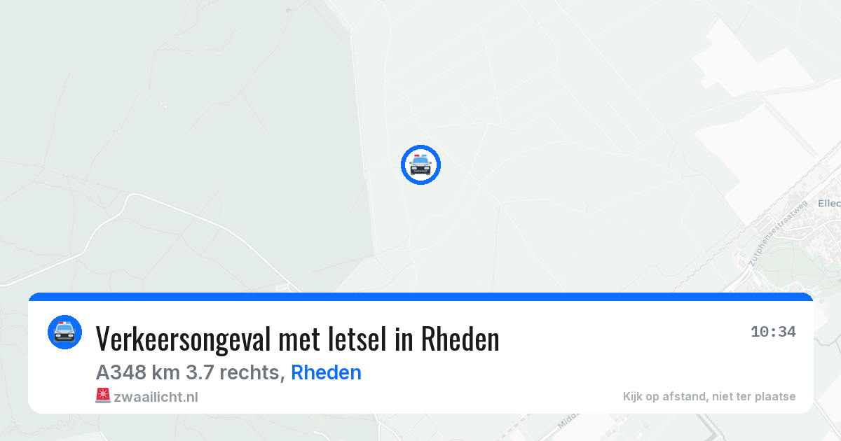 Verkeersongeval met letsel in Rheden — 28 apr 2026