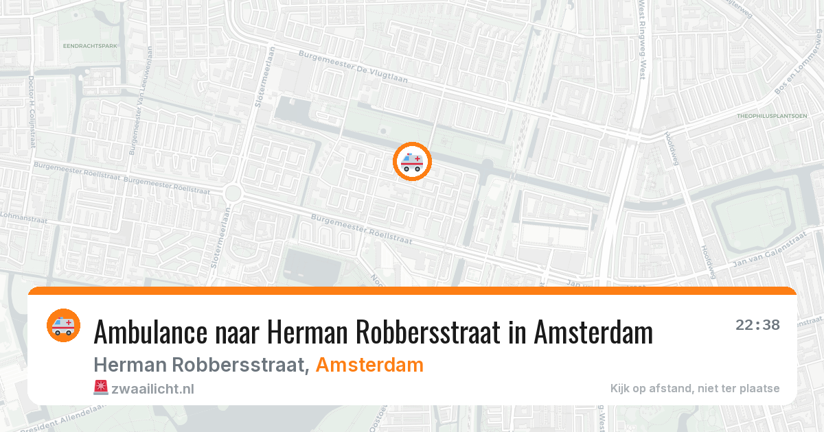 Ambulance naar Herman Robbersstraat in Amsterdam — 29 jul 2026