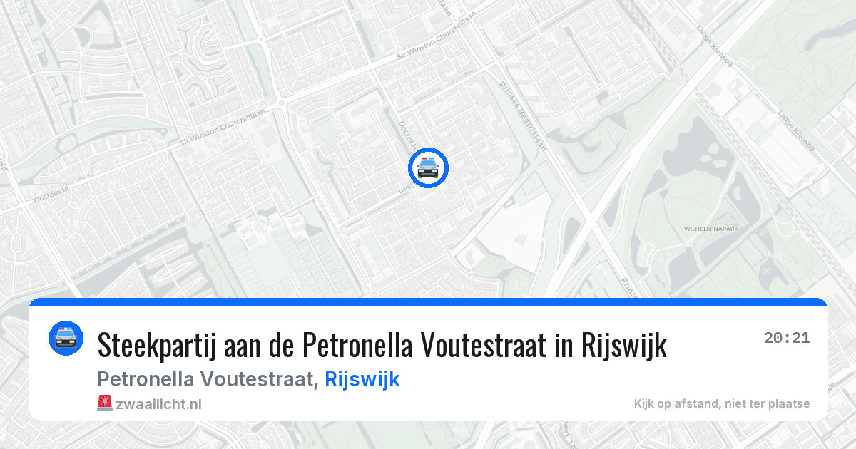 Steekpartij aan de Petronella Voutestraat in Rijswijk — 31 mrt 2026