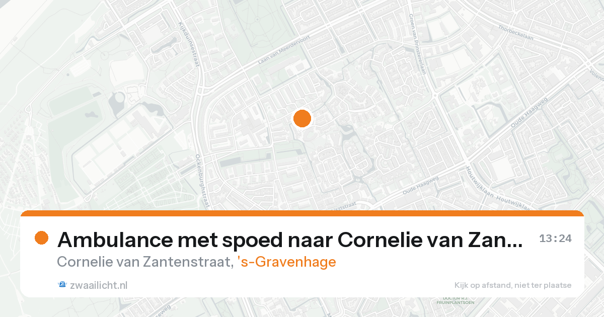 Ambulance met spoed naar Cornelie van Zantenstraat in 's-Gravenhage — 31 jan 2026
