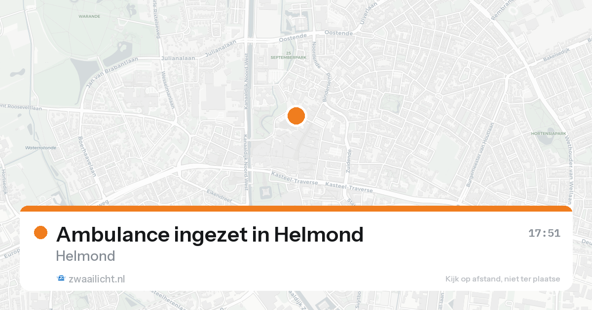 Ambulance ingezet in Helmond — 24 jun 2026