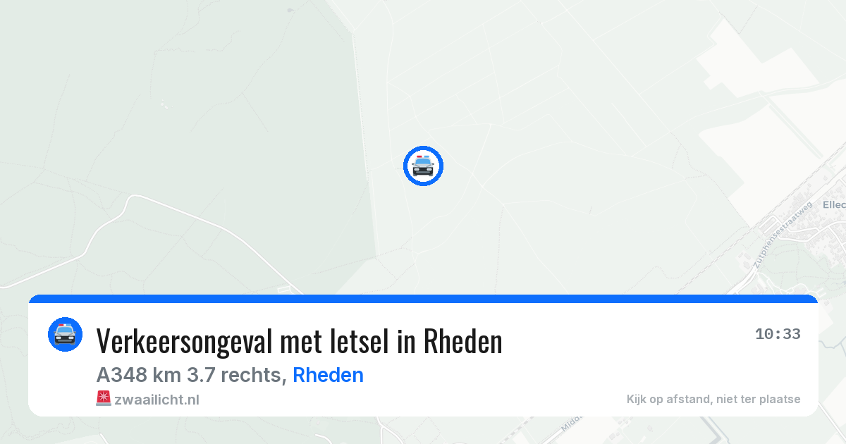 Verkeersongeval met letsel in Rheden — 28 apr 2026
