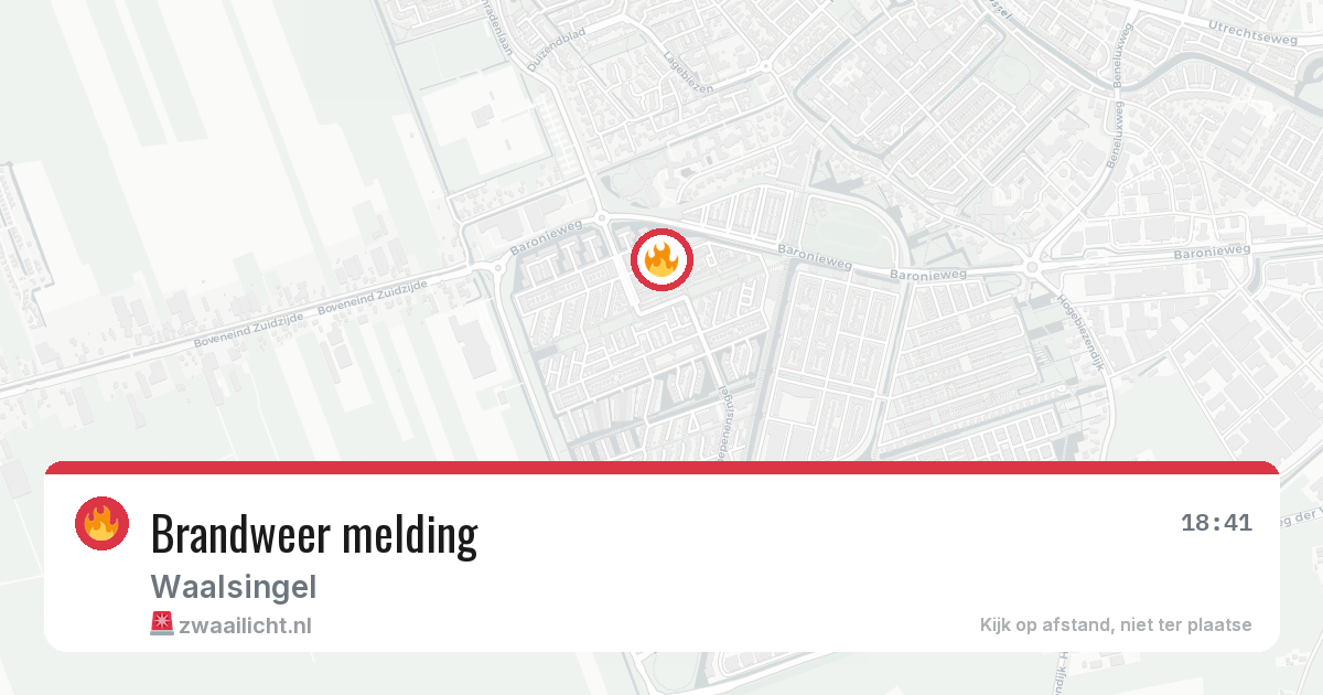 Brandweer melding — 26 mrt 2026