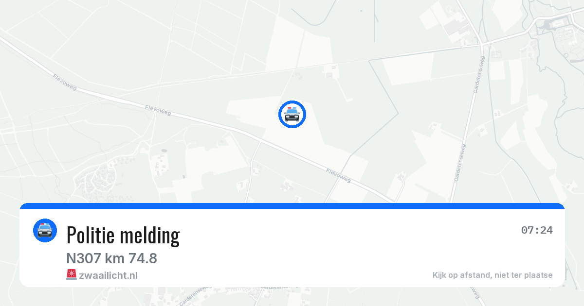 Politie melding — 20 apr 2026