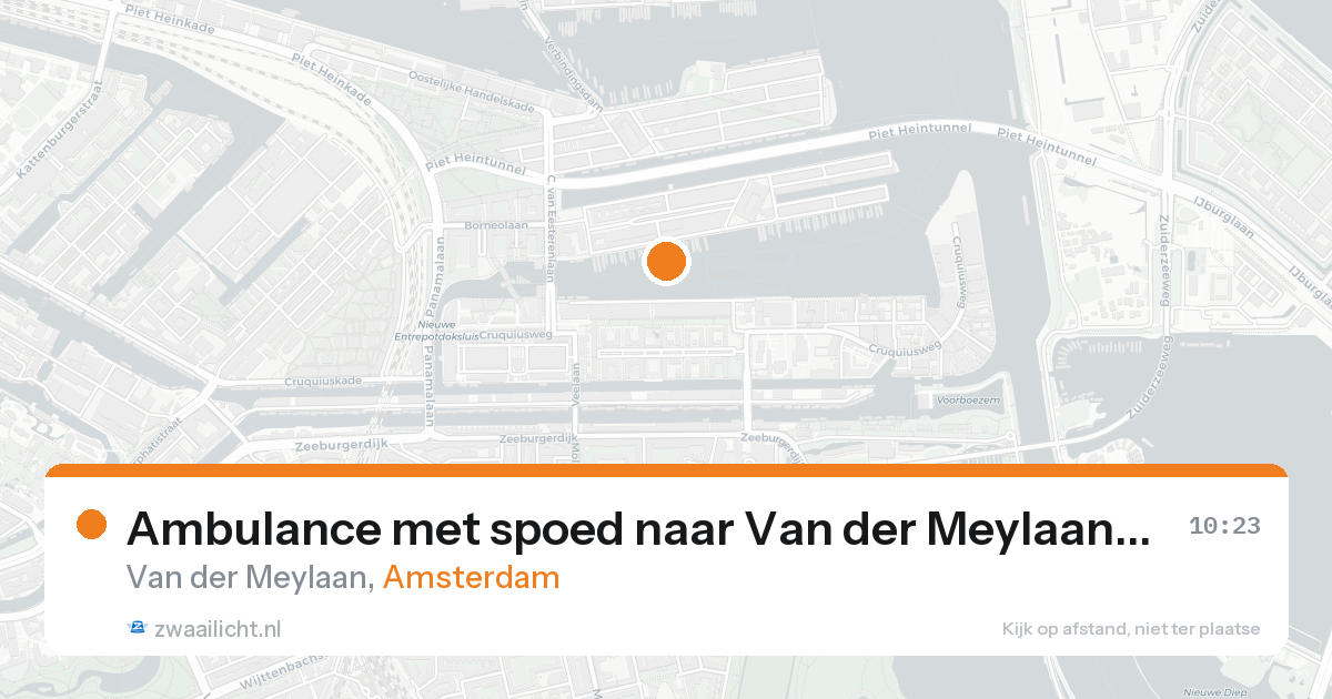 Ambulance met spoed naar Van der Meylaan in Amsterdam — 7 feb 2026