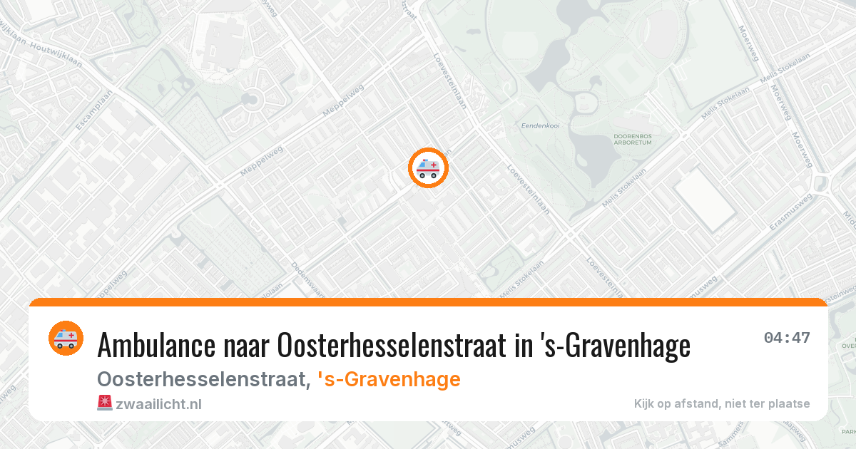 Ambulance naar Oosterhesselenstraat in 's-Gravenhage — 7 mrt 2026