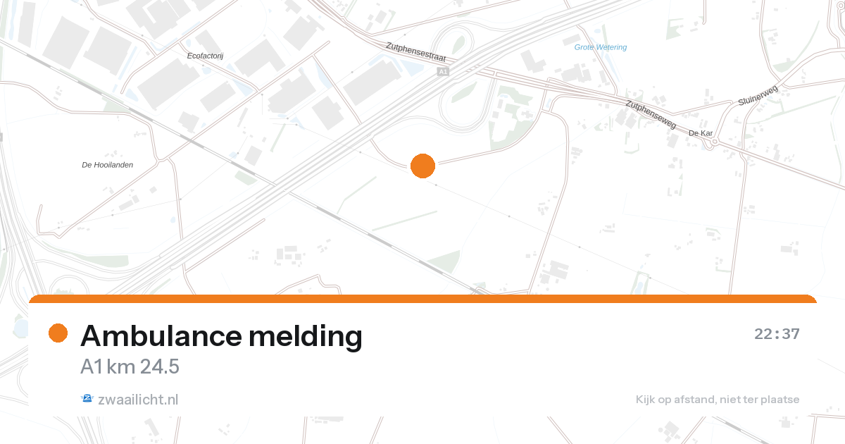 Ambulance melding — 30 jul 2026
