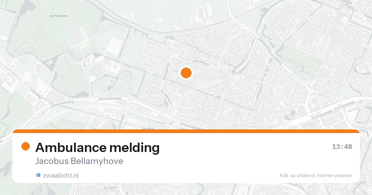 Ambulance melding — 7 feb 2026