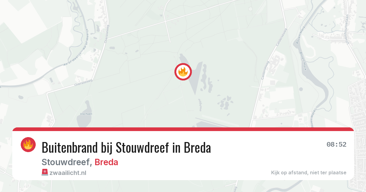 Buitenbrand bij Stouwdreef in Breda — 25 mei 2026